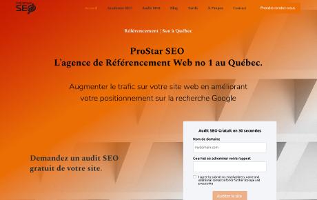 ProStar SEO agence de Référencement no 1 au Québec